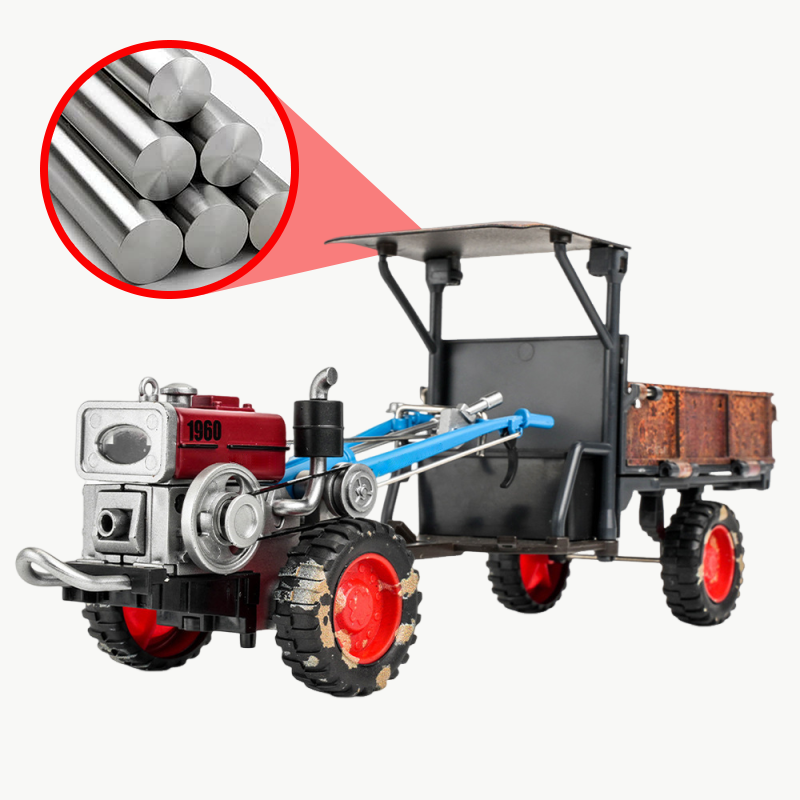 1:24 méretarányú vintage traktor játékmodell