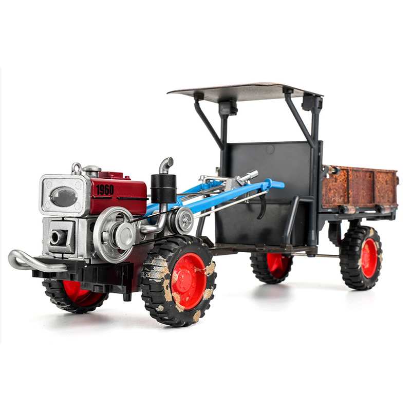 1:24 méretarányú vintage traktor játékmodell