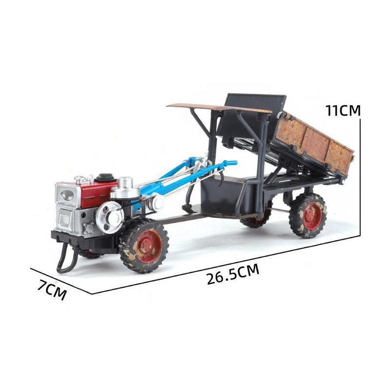 1:24 méretarányú vintage traktor játékmodell
