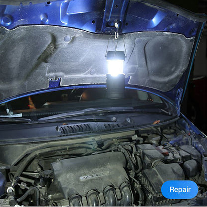 Napenergiával működő, behúzható kempinglámpa