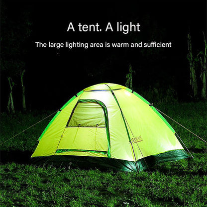 Napenergiával működő, behúzható kempinglámpa