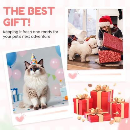 Pet Plush Hooded Vest for Autumn & Winter