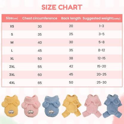 Pet Plush Hooded Vest for Autumn & Winter