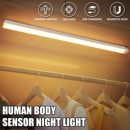 💡LED intelligens mágneses mágneses emberi testérzékelő - Újratölthető🎉