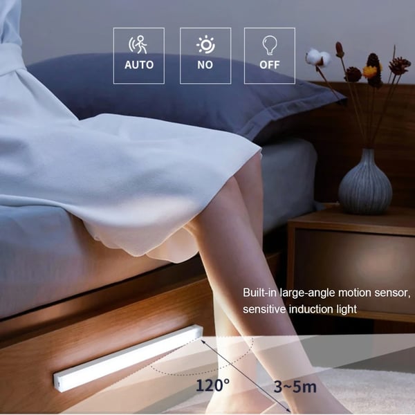 💡LED intelligens mágneses mágneses emberi testérzékelő - Újratölthető🎉
