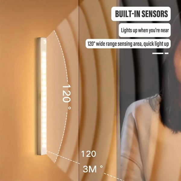 💡LED intelligens mágneses mágneses emberi testérzékelő - Újratölthető🎉