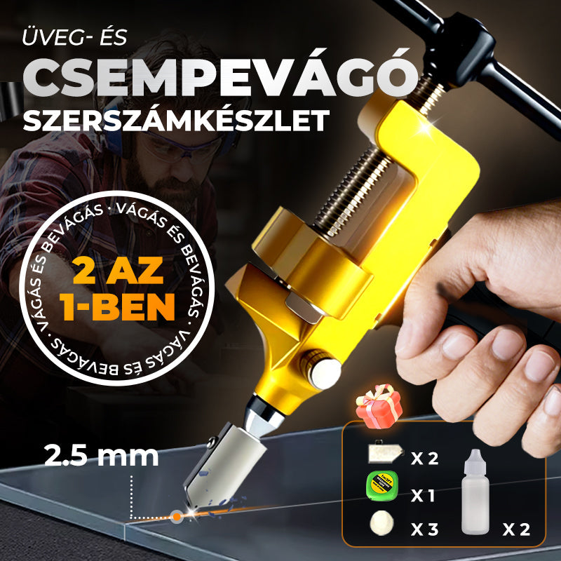 Kézi Üveg- és Csempe Vágó Szerszámkészlet