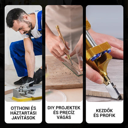 Kézi Üveg- és Csempe Vágó Szerszámkészlet