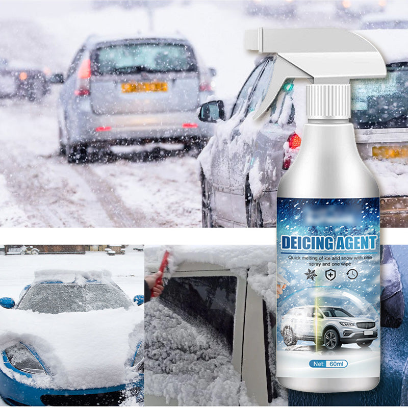 Car Windshield Deicing Spray Set - Snow & Ice Removal