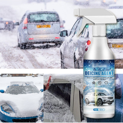 Car Windshield Deicing Spray Set - Snow & Ice Removal