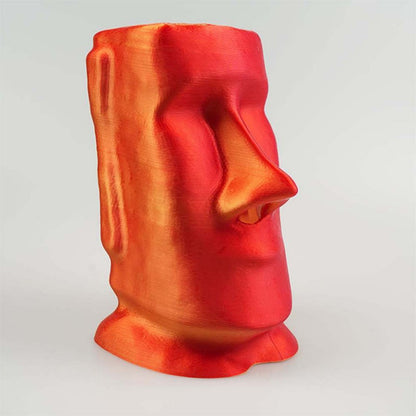 Vicces 3D Moai szobor papírtörlő tartó