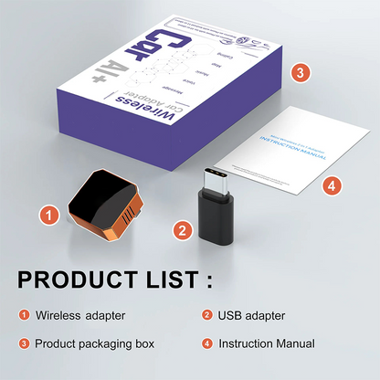 Vezeték nélküli Android Auto adapter