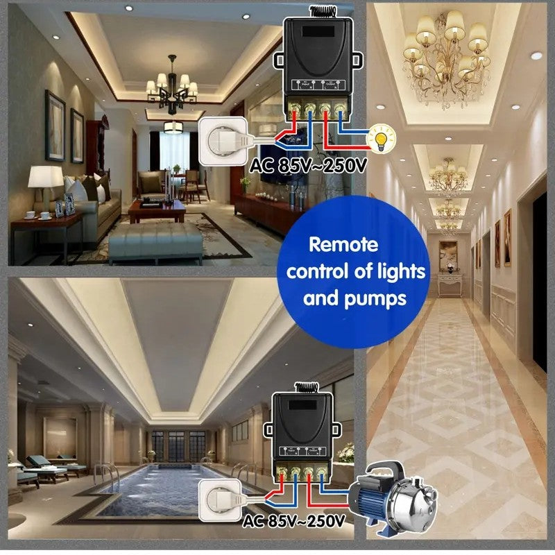 Vezeték nélküli távirányító kapcsoló és vevő készlet, vezeték nélkül