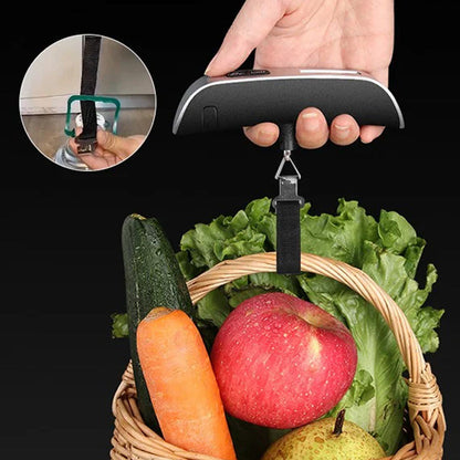 Hordozható LCD kijelzős poggyászmérleg