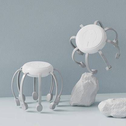 🐙💆 Intelligens 3D fejmasszírozó – pihentető masszázs, számos üzemmód és vezeték nélküli kényelem