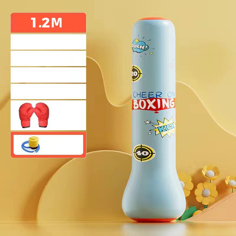 Felfújható bokszzsák gyermekek bokszedzéséhez