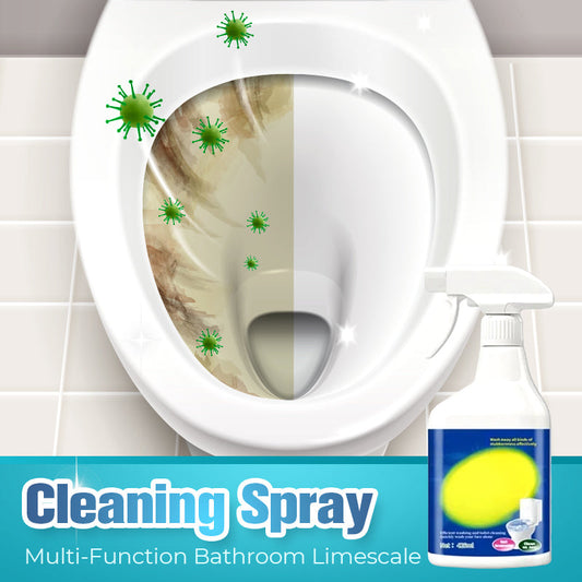 💦✨ Többfunkciós Vízkő- és Szennyeződéseltávolító Spray Fürdőszobába