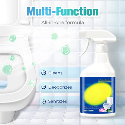 💦✨ Többfunkciós Vízkő- és Szennyeződéseltávolító Spray Fürdőszobába