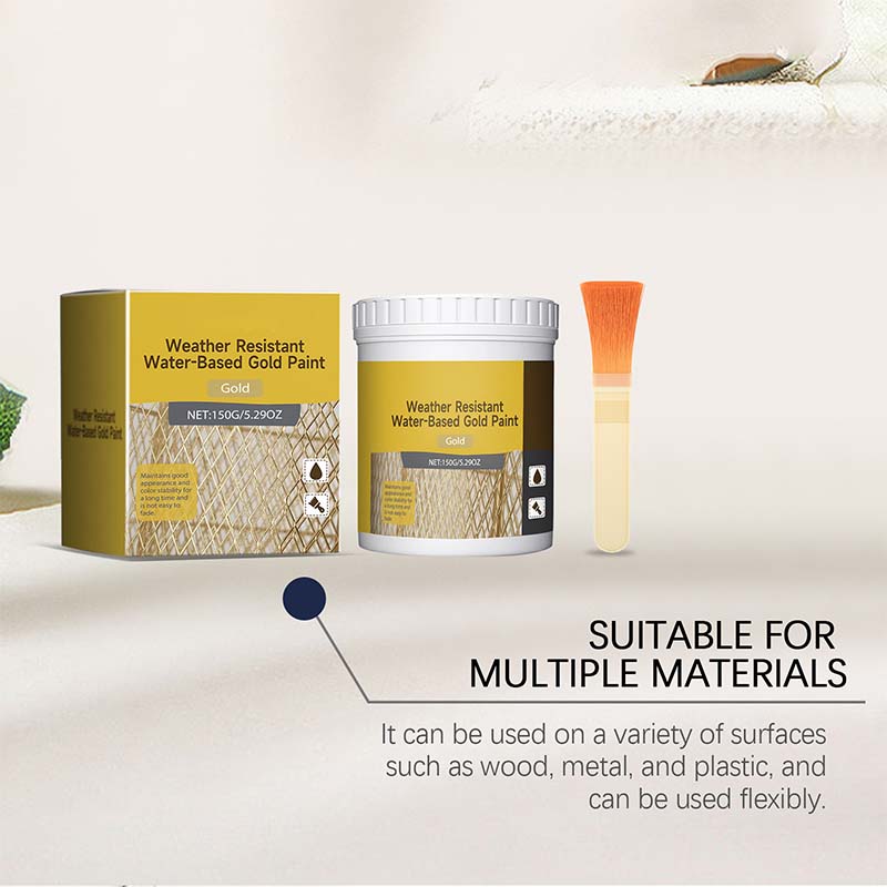 【2+1 ingyen】🎨🏡Vízalapú, időjárásálló aranyfesték