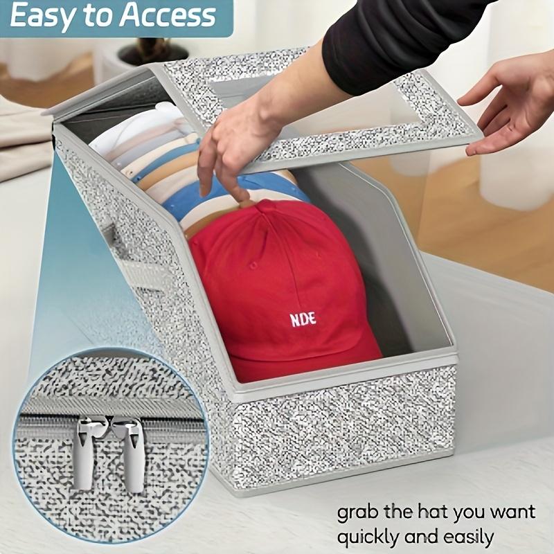 🧢Halmozható sapkatároló dobozok baseball sapkákhoz🎁