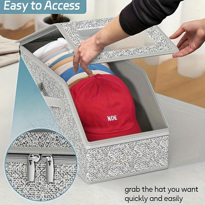 🧢Halmozható sapkatároló dobozok baseball sapkákhoz🎁