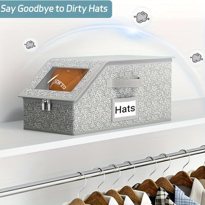 🧢Halmozható sapkatároló dobozok baseball sapkákhoz🎁