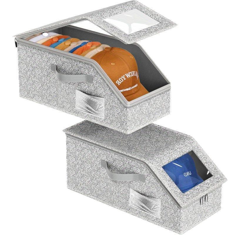 🧢Halmozható sapkatároló dobozok baseball sapkákhoz🎁