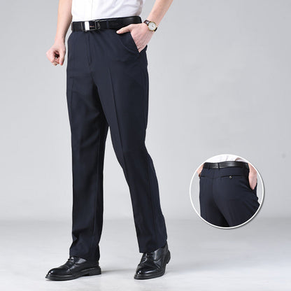 👖Férfi magas derekú üzleti öltönynadrág