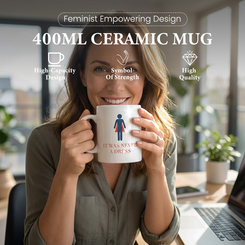 400ml Ceramic Mug with Feminist Empowering Design