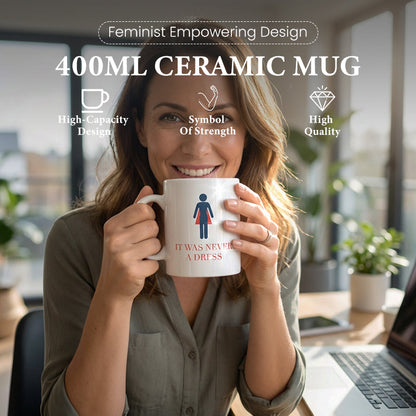 400ml Ceramic Mug with Feminist Empowering Design
