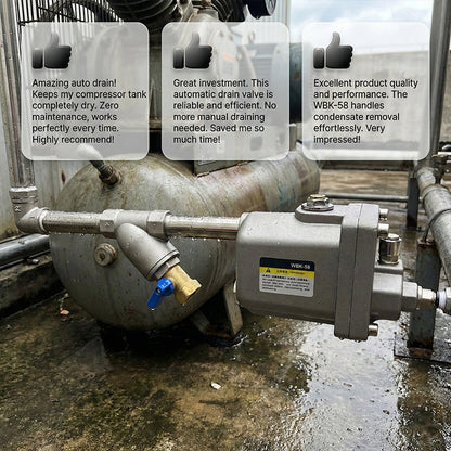 ⚙️ Automatikus leeresztő szelep – nincs légszivárgás, megakadályozza a rozsdásodást, egyszerű felszerelés 🔧