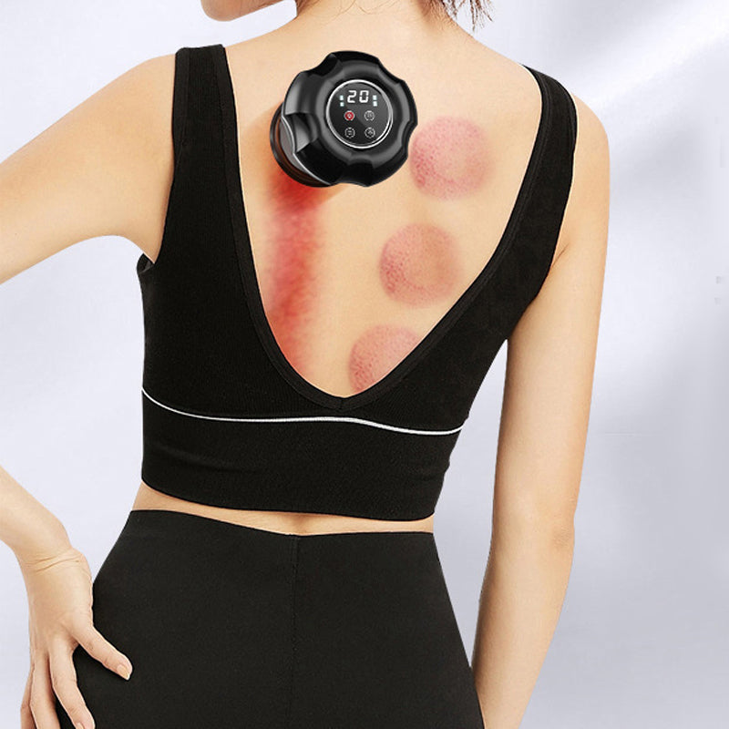 💆‍♀️ 2 az 1-ben elektromos masszírozó – Gua Sha + relaxáció