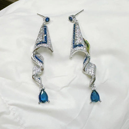 Vintage Satin Stud Earrings
