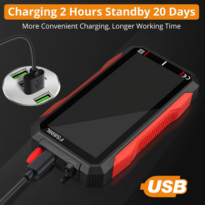 ⚡ USB-ről tölthető digitális multiméter – automatikus tartományválasztás, LCD háttérvilágítás és hordozható kialakítás 📏