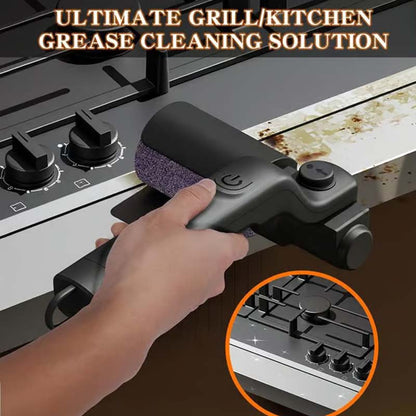 🔥✨Vezeték nélküli elektromos barbecue grill tisztító kefe