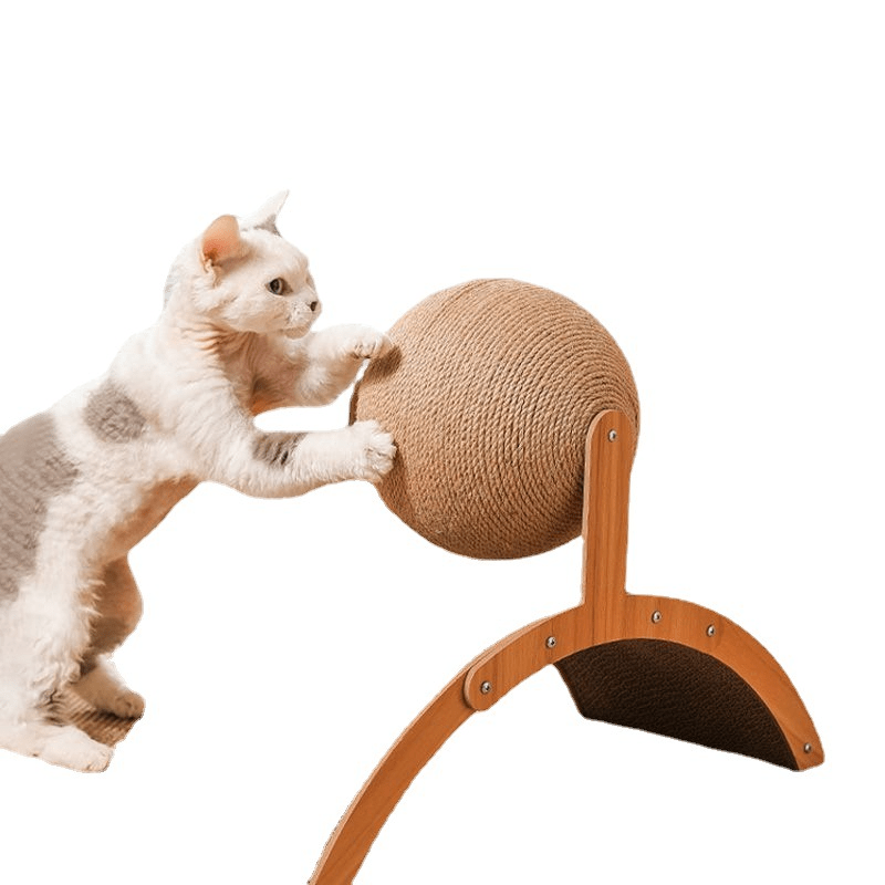 🐱 ÚJ 2026 | Szizál macska kaparó labda | Védi a bútorokat 🛋️