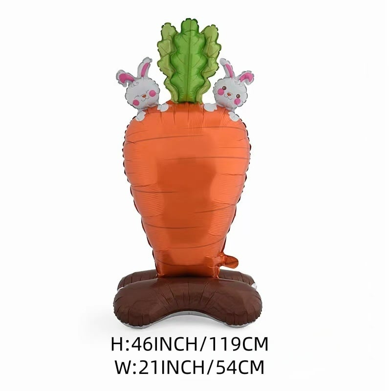 🎁Húsvéti korai madár akció🐰Óriási 3D álló nyuszi léggömb önálló ünnepi hangulatot teremt
