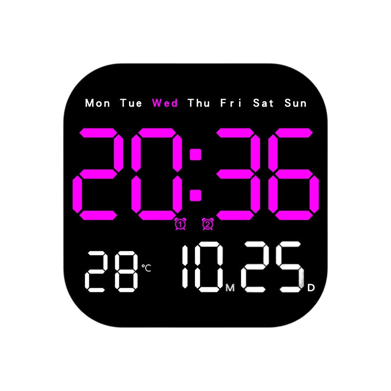 ⏰🌙Multifunkcionális digitális ébresztőóra otthonra és irodába💡