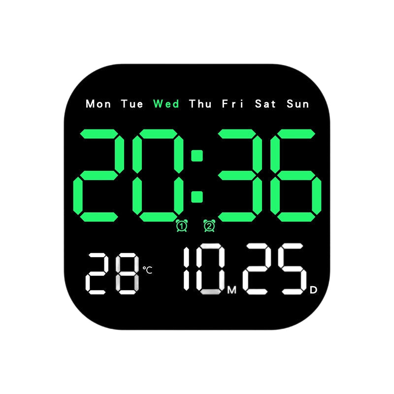 ⏰🌙Multifunkcionális digitális ébresztőóra otthonra és irodába💡