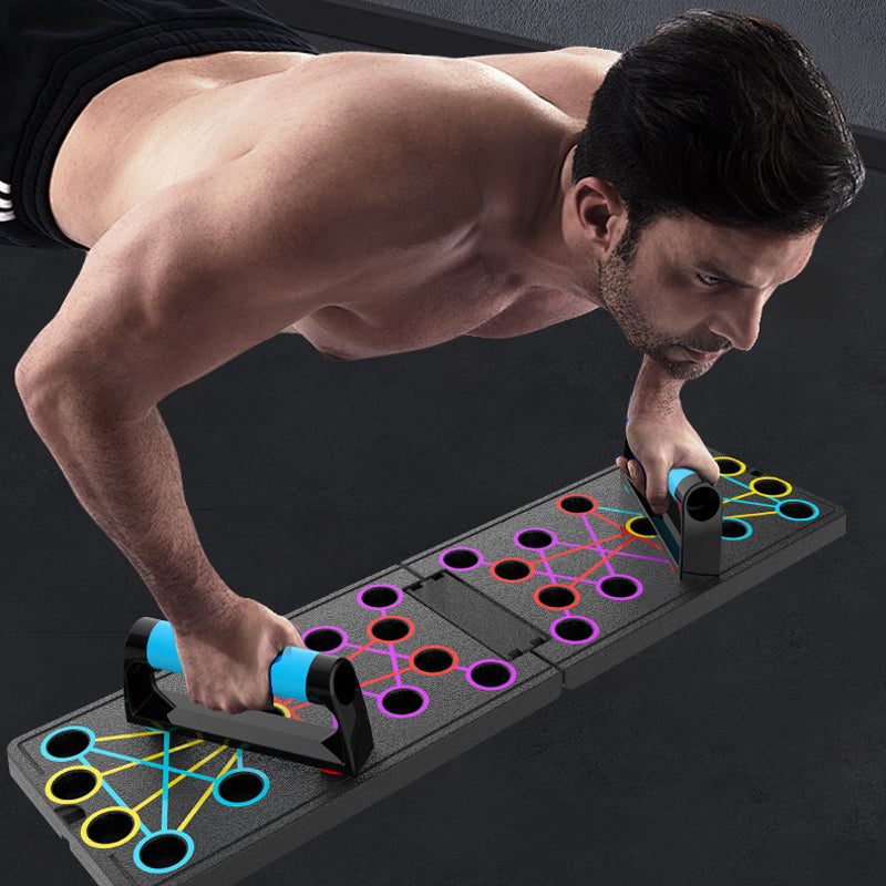 💪 Összecsukható és többfunkciós Pushup Board – Alakítsa át edzését bárhol! 🏋️‍♂️🔄