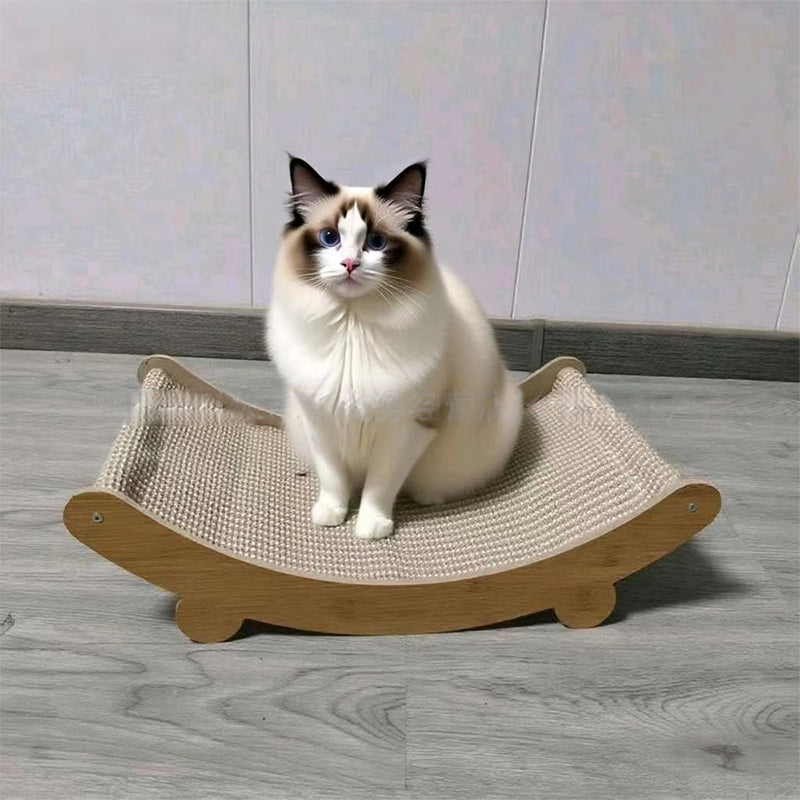 🐱✨ 2 az 1-ben macskakaparó szizálból, kényelmes fekvőhellyel