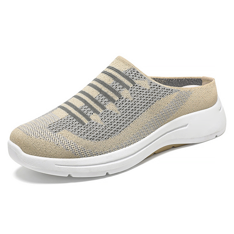 Női slip-on, nyitott hátú, lélegző edzőcipő