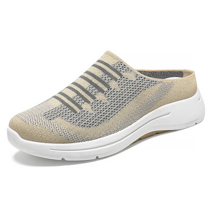 Női slip-on, nyitott hátú, lélegző edzőcipő