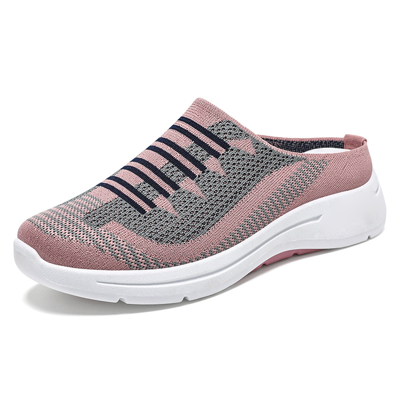 Női slip-on, nyitott hátú, lélegző edzőcipő
