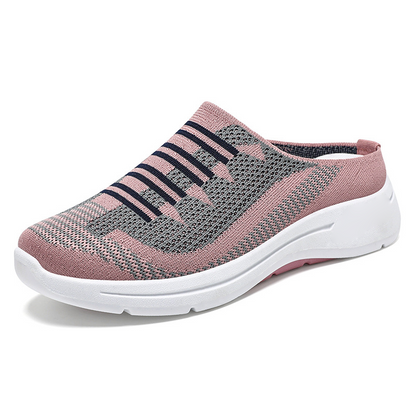 Női slip-on, nyitott hátú, lélegző edzőcipő