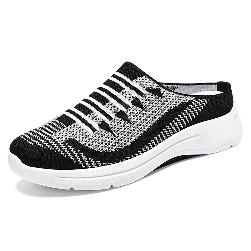 Női slip-on, nyitott hátú, lélegző edzőcipő