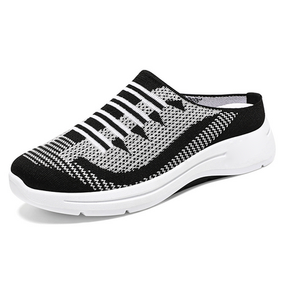 Női slip-on, nyitott hátú, lélegző edzőcipő