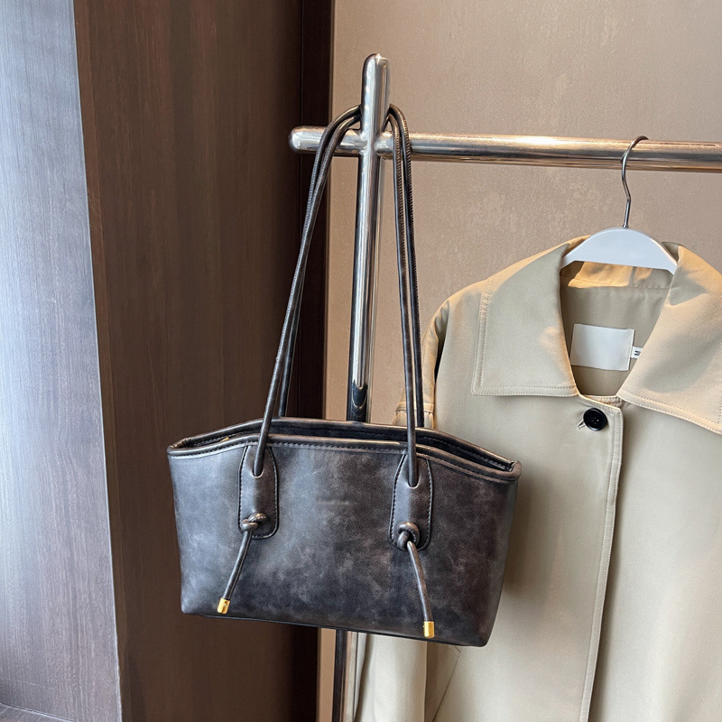 👜Vintage PU bőr válltáska nőknek – klasszikus, elegáns mindennapi kézitáska