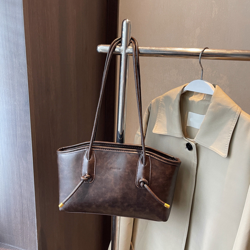 👜Vintage PU bőr válltáska nőknek – klasszikus, elegáns mindennapi kézitáska