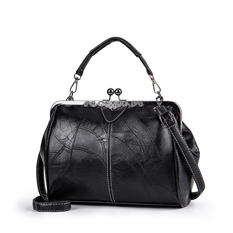 Retro stílusú elegáns női kézitáska 👜 – Minőségi anyag és praktikus kialakítás